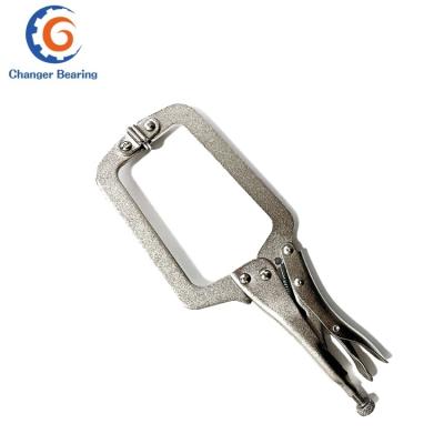 China Cutting Lock Pliers 9inch Adjustable Multifunctional Tools Heat Treat Hand Tools C Locking Pliers for sale