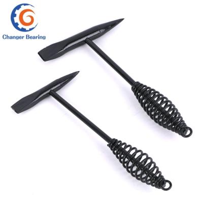 China Welding Chipping Hammer Professional 300g/500g Carbon Steel With Spring Handle Electric Welding Chipping Hammer for sale