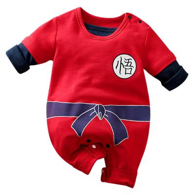 China Soft Long Sleeve Clothing Fashion Cotton Baby Romper Newborn Snap Button Rompers for sale