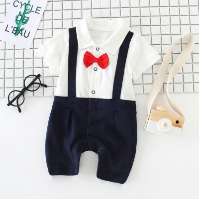 China Hot New 100% Organic Cotton Custom Baby Clothes Short Sleeve 100% Organic Cotton Newborn Baby Rompers Snap Button Infant Onesie for sale