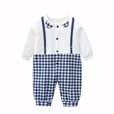 China Wholesale Organic 100% Cotton Newborn Baby Clothes Natural Organic Baby Romper Full Cotton Onesie Infant Sleepsuit for sale