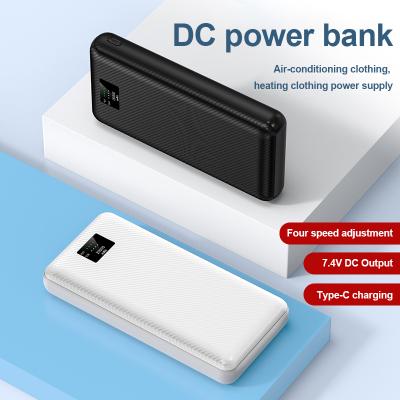 China LED Display Power Bank 5V 6V 7.4V 8V DC Powerbank 10000MAH 20000mah Power Bank Battery Pack For Air-State Clothing for sale