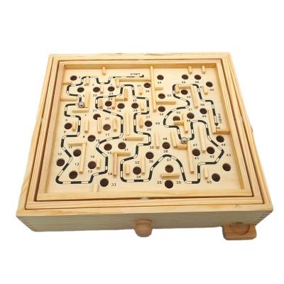 China Education/Game Maze Box Wooden Labyrinth Game for Balance Training for sale