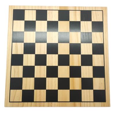 China Classic Solid Wood Wooden Checker Game With Wooden Board Chess Set for sale