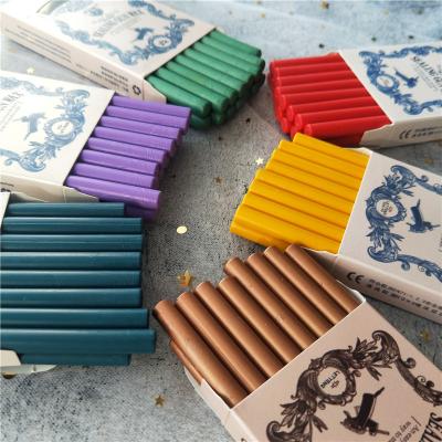 China Eco-friendly DIY STAMP Wax Sticks For Glue Gun Melting Sealing Wax Sticks Wedding Party Invitation Sealing Wax For Fashion Gift Decoration for sale