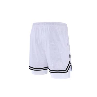 China Custom Logo Twill Applique Mesh Men Pocket Basketball Shorts Breathable Wear Breathable Basketball Shorts for sale