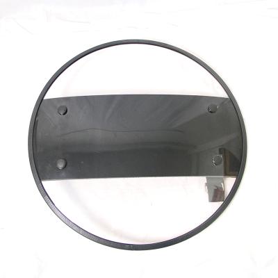 China transparent edge PC polycarbonate covered riot shield 530*530*3mm 530*530*3.5mm 530mm for sale