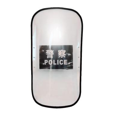 China 1000*650*3.5mm Riot Shield PC Transparent Polycarbonate Anti Riot Shield 1000*650*3.5mm for sale