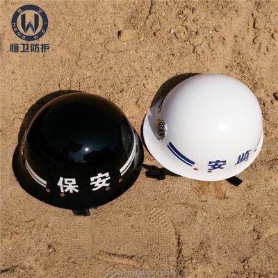 China ABS Plastic Helmet Shell Helmet White / Black Police Helmet HW-001Q for sale