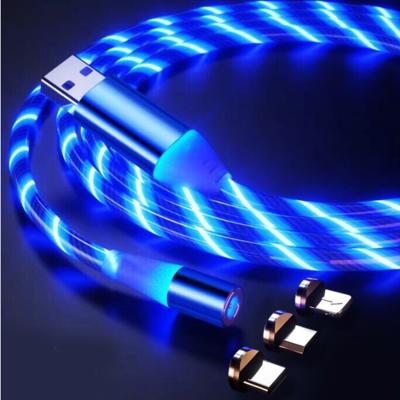 China Fast Charging New Arrivals Speed ​​Charging Product Amazon Bestselling 2021 USB Cable Lightweight Magnetic Flowing Phone Cable USB Fast Charging Charger for sale