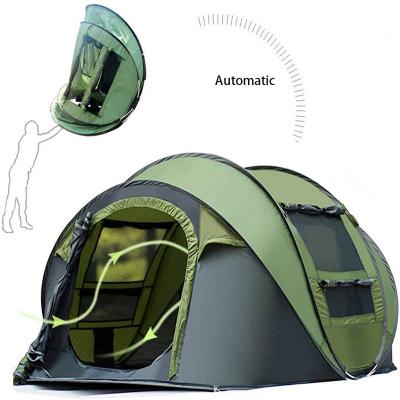 China Portable Waterproof Luxury Tent 5-8 Person Large Family Camping Tents Automatic Outdoor Camping Tent for sale