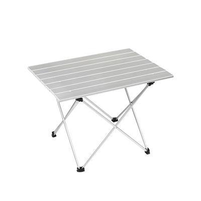 China Sample Custom Hot Sale Ultralight Folding Aluminum Folding Metal Portable Camping Outdoor Coffee Table for sale