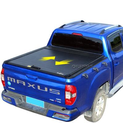 China car accessories high quality triple aluminum tonneau cover truck bed cover for nissan navara np300 silverado for sale