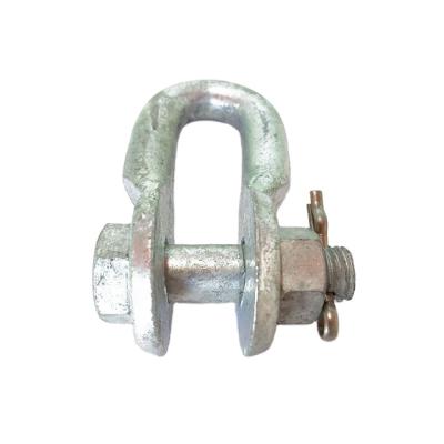 China Electric High Quality Good Prices Hot Dip Galvanized Steel U Shape Shackle Chain Shackle for sale