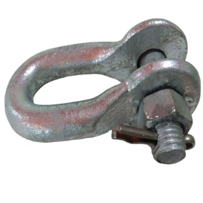 China Electric High Quality Good Prices Hot Dip Galvanized Steel U Shape Shackle Chain Shackle for sale