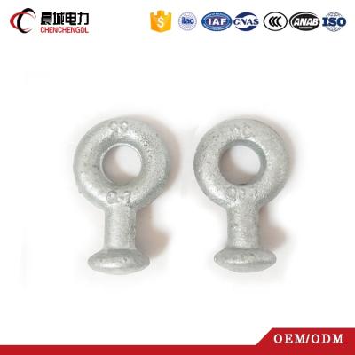 China Electric Power Fittings Hot Dip Galvanized Electric Power Fitting Q QH Type Ball Eyes Clevis for sale