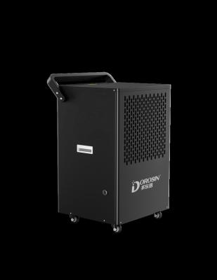 China 150-240M2 industrial dehumidifier with 138L 280PINT hand push for food, storage, large commercial dryer DOROSIN metal area dehumidifier for sale