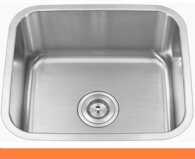 China Without Faucet SUS 304 One Piece Kitchen Sink for sale