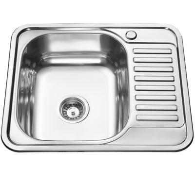 China Without faucet stainless steel sink in decor /Matt from Ukraine for sale