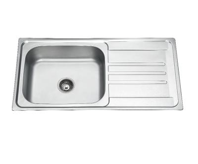 China Without Single Faucet Panel With Single Bowl for sale