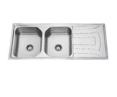 China Without single tap panel with double bowl 1200*500mm for sale