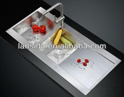 China Without faucet modern handmade kitchen sink for sale