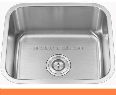 China Without Faucet Undermount 304 Satin Kitchen Sink Size 4539 for sale