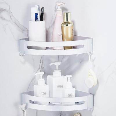 China Wall Mounted Type OEM High Quality Corner Bathroom Shelf Storage Alumimum San Basket for sale