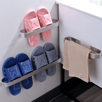 China Sustainable Hot-selling Shoe Racks For Home Space Slippers Bathroom Aluminum High Quality Shoe Rack for sale