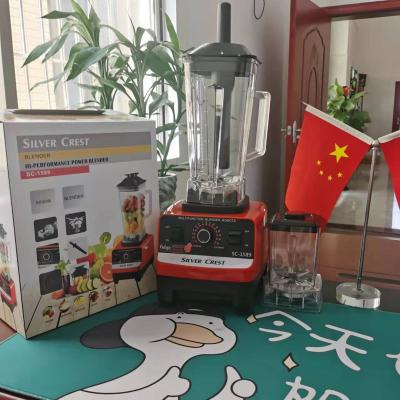 China Multifunction Household 2 In 1 Double Cup 2L Silver Peak Blender High Quality Blender for sale