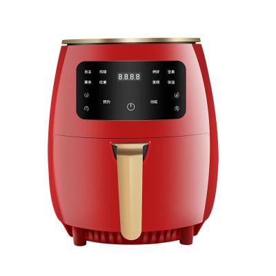 China Easy Operate 1400W 4.5L Multifunctional Oil Free Healthy Nonstick Cooker Oven Electric Deep Air Fryer Black for sale