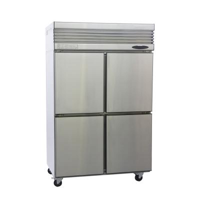 China Single-Temperature Commercial Redbowl 4 Door Restaurant Pasta Refrigerator And Freezers for sale