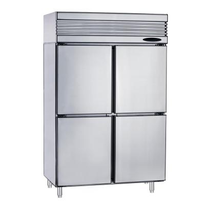 China Single-temperature Redbowl 900L Stainless Steel Upright Restaurant Commercial Fridge Refrigerator for sale