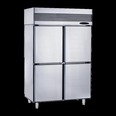 China Commercial Single-Temperature Redbowl 4 Door Supermarket Freezer Compressor Refrigerator for sale