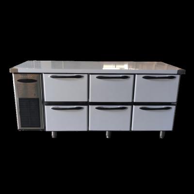 China Single-Temperature Redbowl GN Pan Hotel Cafe Bar Commercial Refrigerated Counter for sale