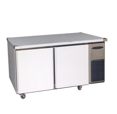 China Single-Temperature Redbowl 2 Door Restaurant Kitchen Under Countertop Refrigerated for sale