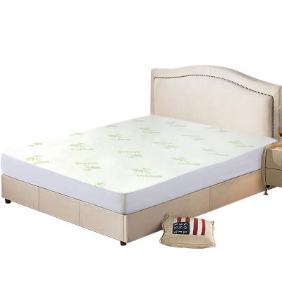 China Foldable Bamboo Breathable Knit Waterproof Mattress Protector for sale