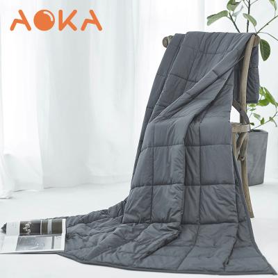 China Factory Supply 4 Seasons Weighted Blanket PORTABLE Microfiber For USA Market for sale