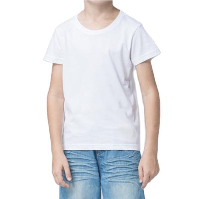 China Kids/Parent-child100%combed Girls Boys Cotton 170gsm Single Tank Top T-Shirt with Short Sleeves in Multiple Colorways for sale