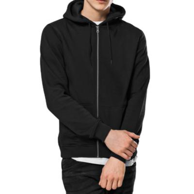 China Anti-pilling anti-pilling men's kangroo pocket zip-up hoody sweatshirt with warm brushed fleece inside for sale