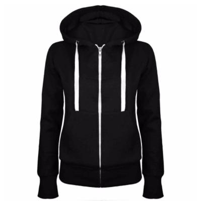 China Breathable Hooded Sweater Coat Long Sleeve Zipper Plus Fleece Sweater Cardigan Coat for sale