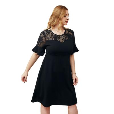 China Lace Anti-Static Anti-Static Temperament Elegant Dress Stitching Professional Skirt for sale