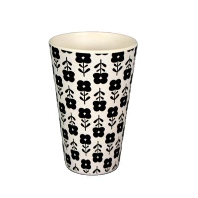 China Large Capacity Bamboo Fiber Cup Milk Tea Cup Viable Bulk Packing Disposable Bamboo Fiber Cups for sale