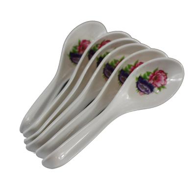 China Disposable Melamine Soup Spoon, Chinese Spoon for sale