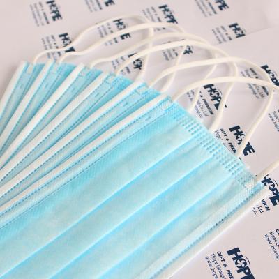 China Adult ASTM Standard 3 Layer Medical Mask For Hospital Surgical Face Masks VFE 99.9% for sale