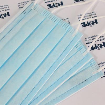 China Adult ASTM LEVEL 3 Certificated 3 Ply Disposable Medical Surgical Face Mask PPE for sale