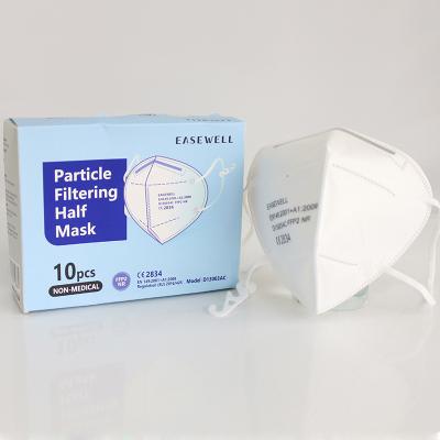 China Adult CE Approved Disposable Mask FFP2 Respirator Particle Filterring Half Mask for sale