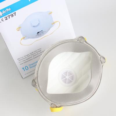 China Adult FP3SLAVpw Makrite FFP 3 NR Face Mask Antivirus Ffp 3 Medical Respirator Mask for sale