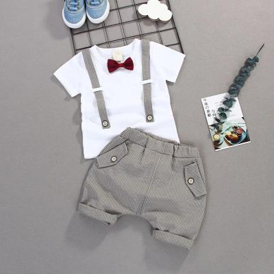 China Wholesale Custom New Casual Streetwear Kids Shorts Sets Boys T-shirt Party Clothes Kids Clothing Baby Boy Clothing Sets for sale