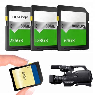 China OEM Logo Plastic SD Card SD Card 4G 8G 16G 32G 64G 128G 256G 512G SD Memory Card for sale